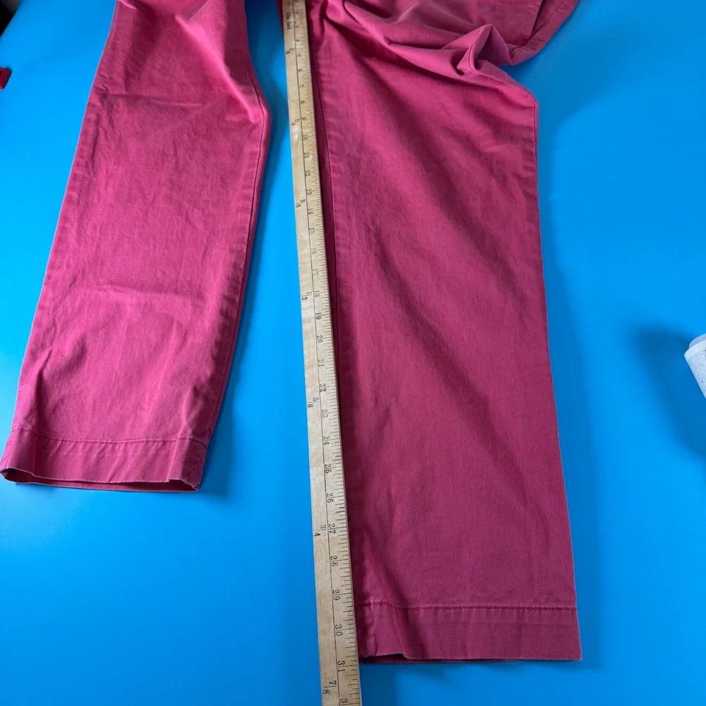 Polo Ralph Lauren Mens Stretch Slim Fit Chino Pants Pink Nantucket Red 40x32